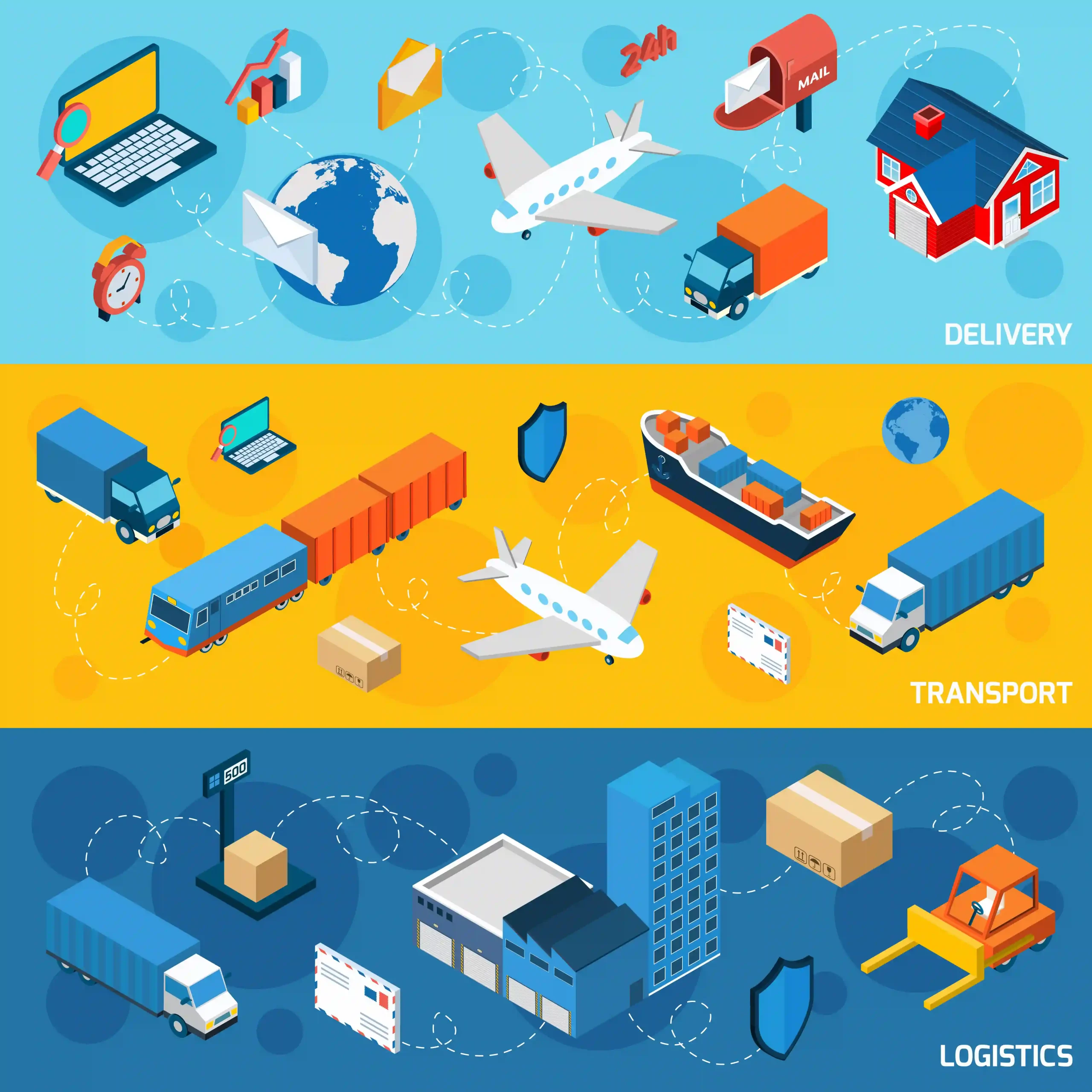 Visualization of E - commerce Logistics and Delivery in Distributed Order Fulfillment
