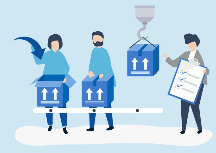 Warehouse Operations with Quality Checks and Packaging