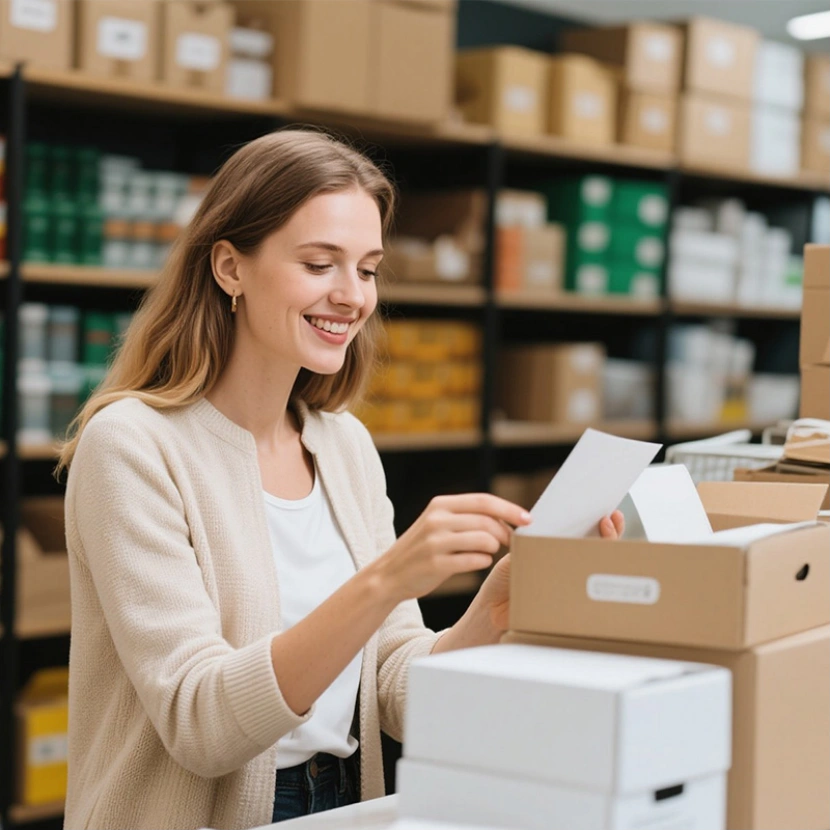 Staff Ensuring Accurate Packaging for Customer Retention