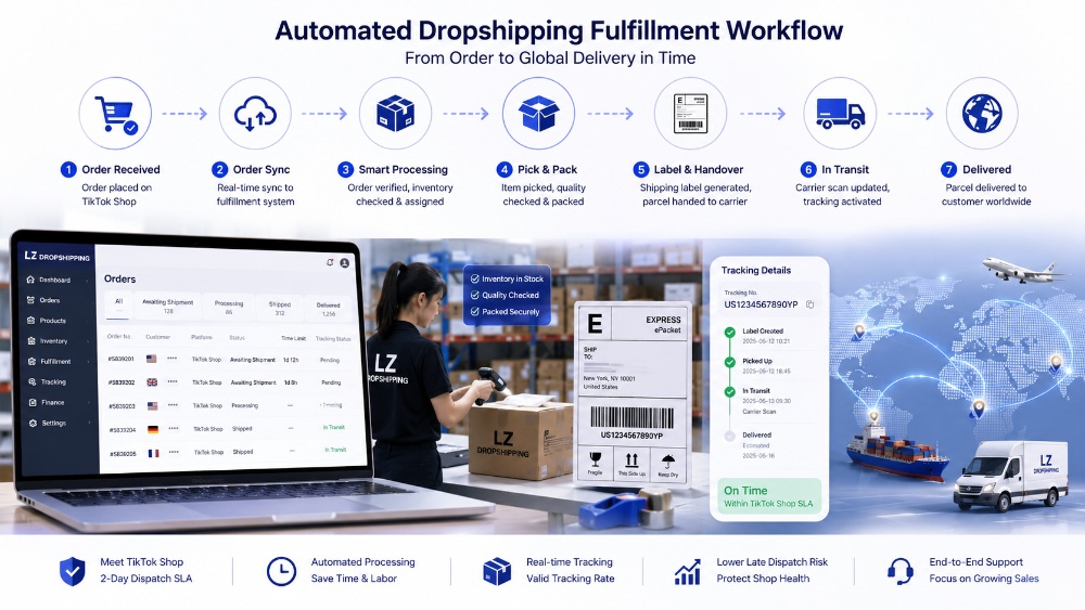 Dropshippingbeleid voor TikTok-shops 2026: Hoe geautomatiseerde ...