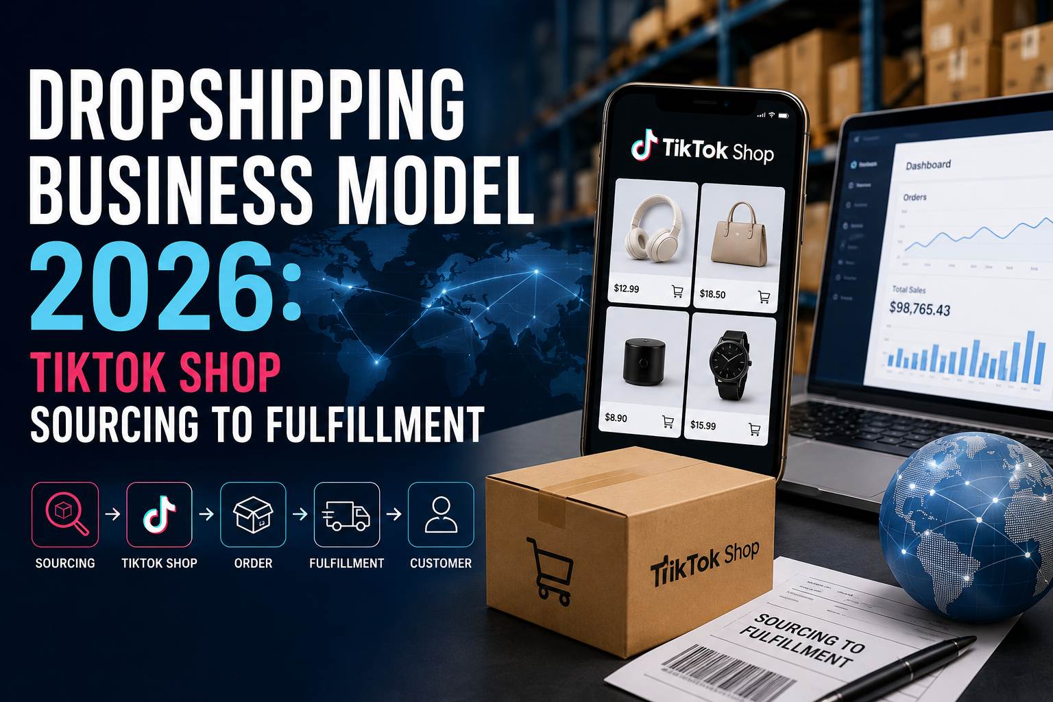Dropshipping Business Model 2026: TikTok Shop Sourcing to Fulfillment